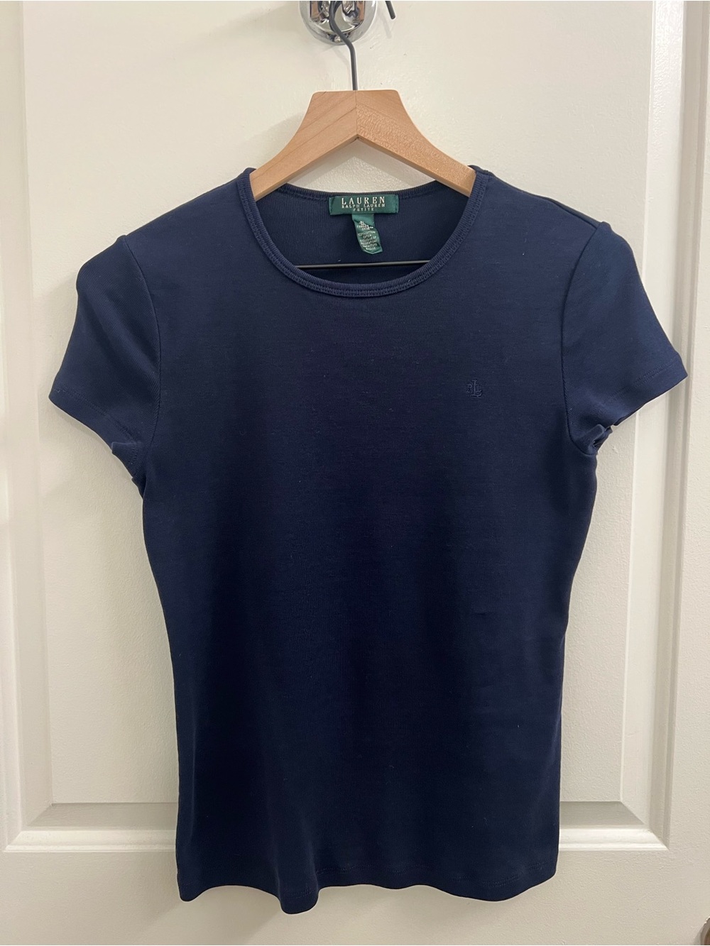 Lauren Ralph Lauren Navy Crewneck Short Sleeve Tee